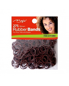 275pcs Brown Rubber Band (1X12PACKS)