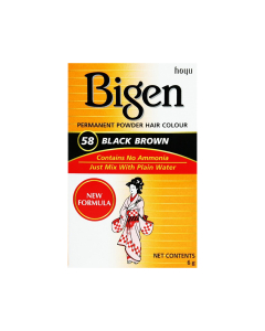 Permanent Hair Colour #58 Black Brown (1X10PCS)