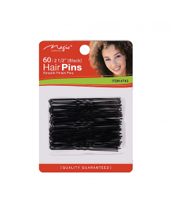 60pcs Hair Pins With Ball Tip 743 (1X12CARDS)