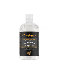 SHEA MOISTURE AFRICAN BLACK SOAP BAMBOO CHARCOAL DEEP CLEANSING SHAMPOO