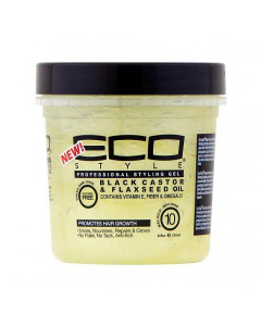 Eco Styler Black Castor Oil & Flaxseed Gel 8oz