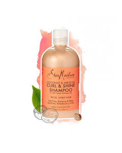 SHEA MOISTURE COCONUT & HIBISCUS CURL & SHINE SHAMPOO (1X4PCS)