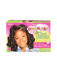 Dream Kids Relaxer Kit, No-Lye Creme Relaxer System- Regular