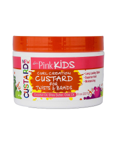 Pink Kids Curl Creation Custard For Twists & Braids