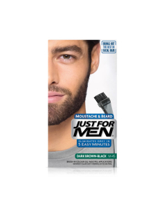 Moustache & Beard Dark Brown Black