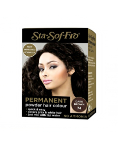 Hair Dye Permanent Powder Hair Colour Dark Brown