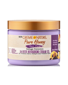 Pure Honey Hair Food Damage Prevention 24-Hour Nourishing Cream Oil