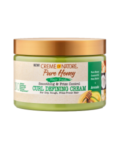 Pure Honey Hair Food Smoothing & Frizz Control Curl Defining Cream