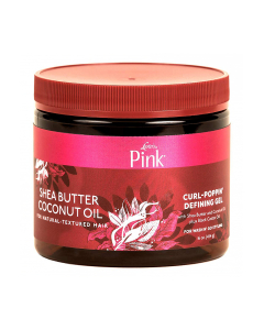 Pink Shea Butter Coconut Oil Curl-Poppin Defining Gel
