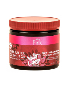 Pink Shea Butter Coconut Oil Moisture Amplifying Gel Curl Activator