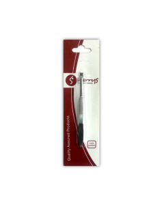 Tweezer Chrome Tong Shape 3 Inch TW3047 (1X12PCS)